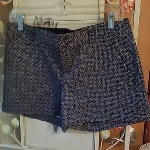 Calvin Klein black & white patterned shorts